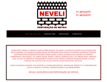 Tablet Screenshot of neveli.com.br